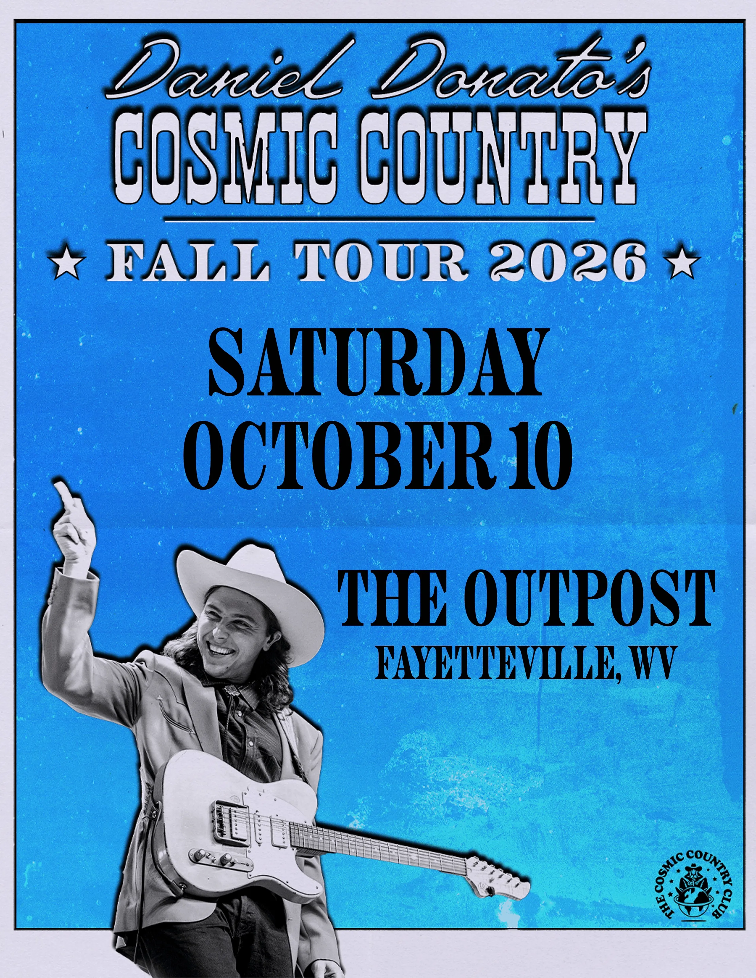 Poster for Daniel Donato's Cosmic Country