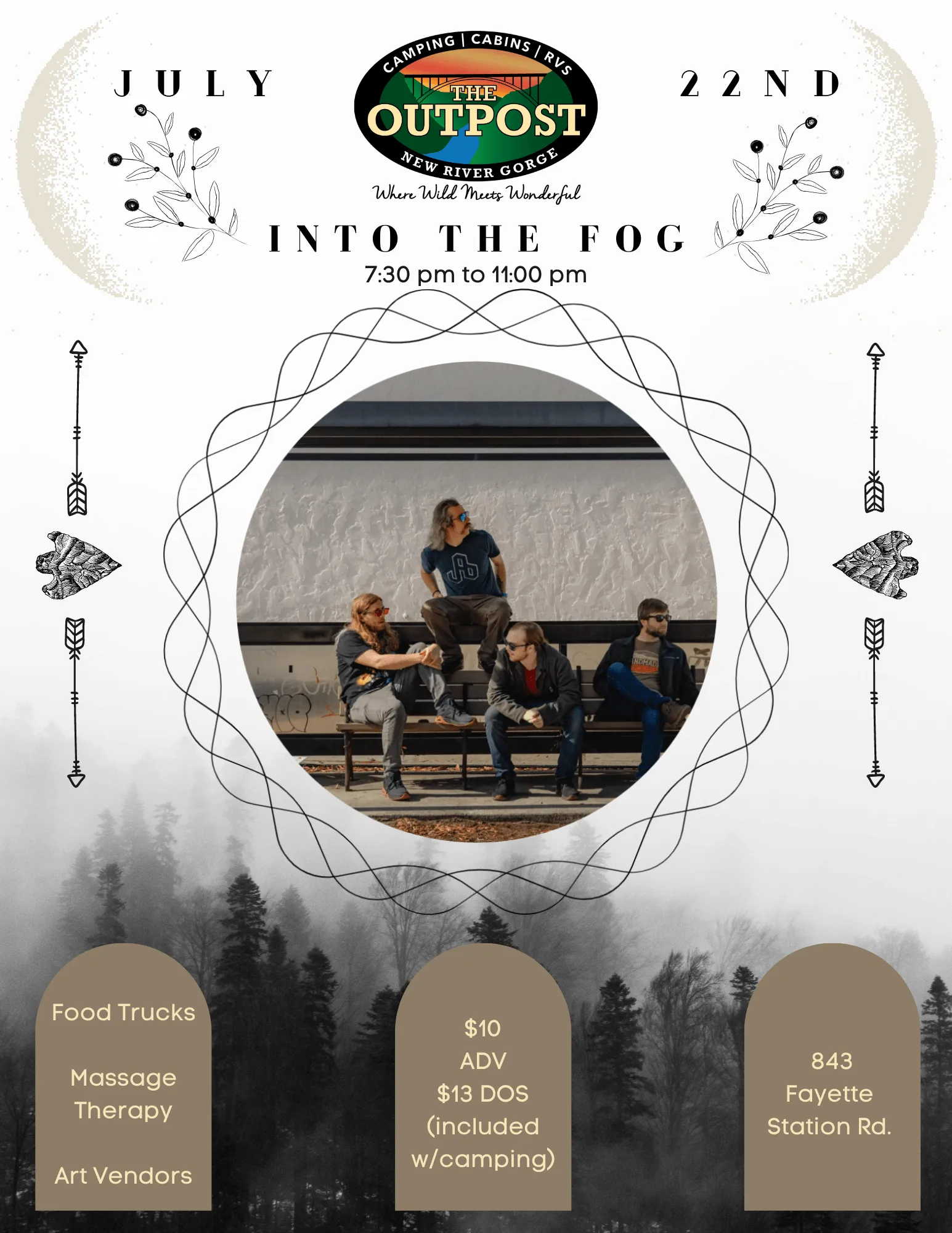 Event poster for Into The Fog