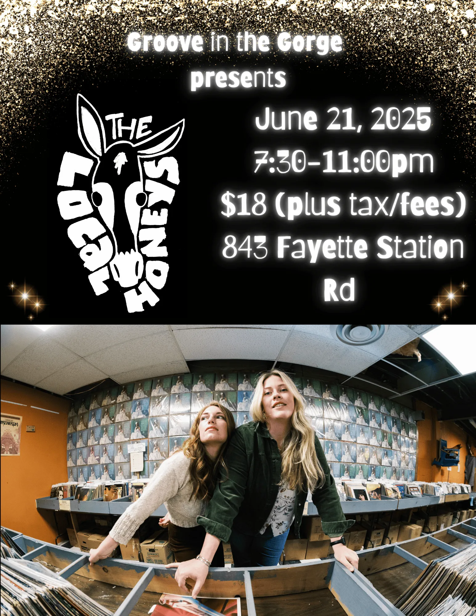 Event poster for The Local Honeys