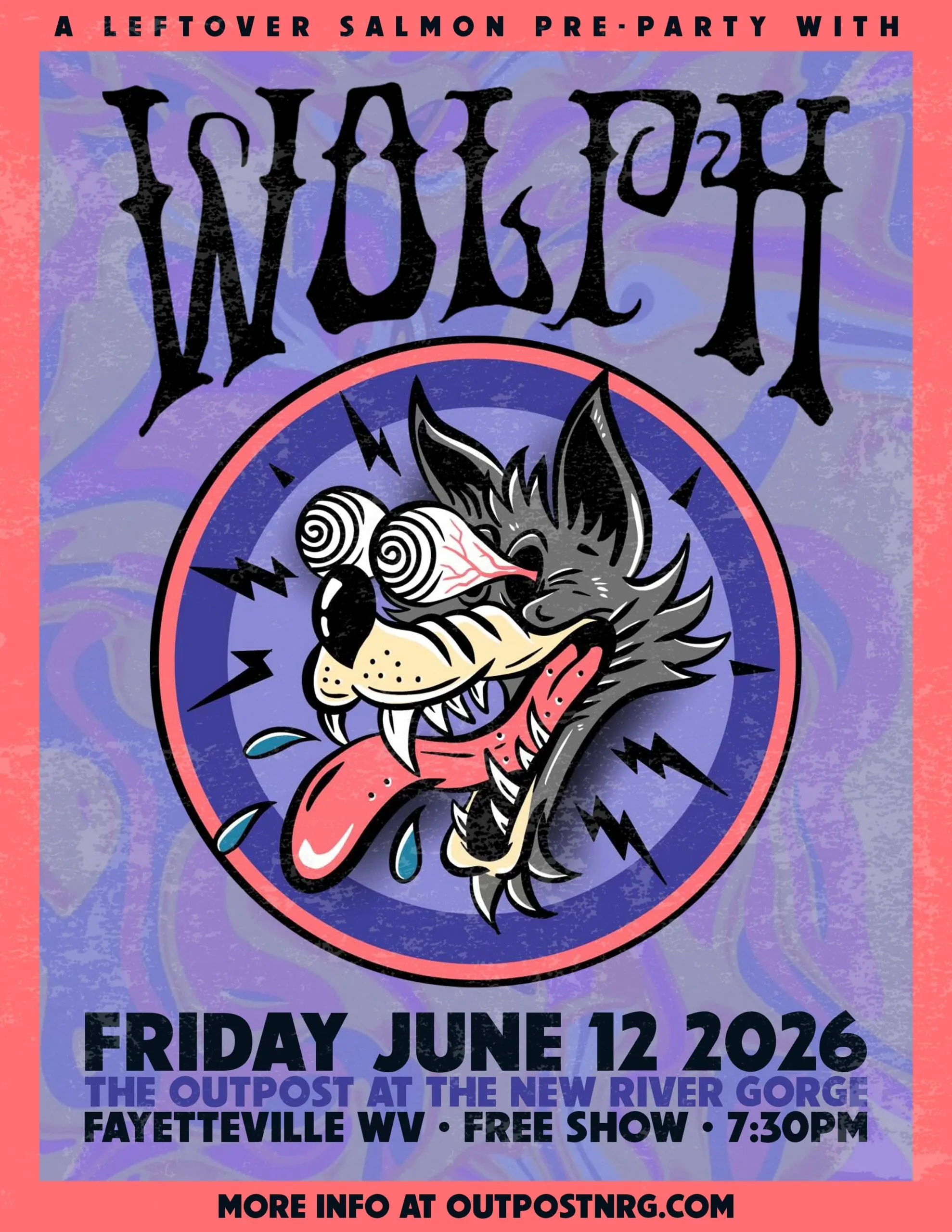 Event poster for Wolph – Fireside Jam (Leftover Salmon Pre-Party)