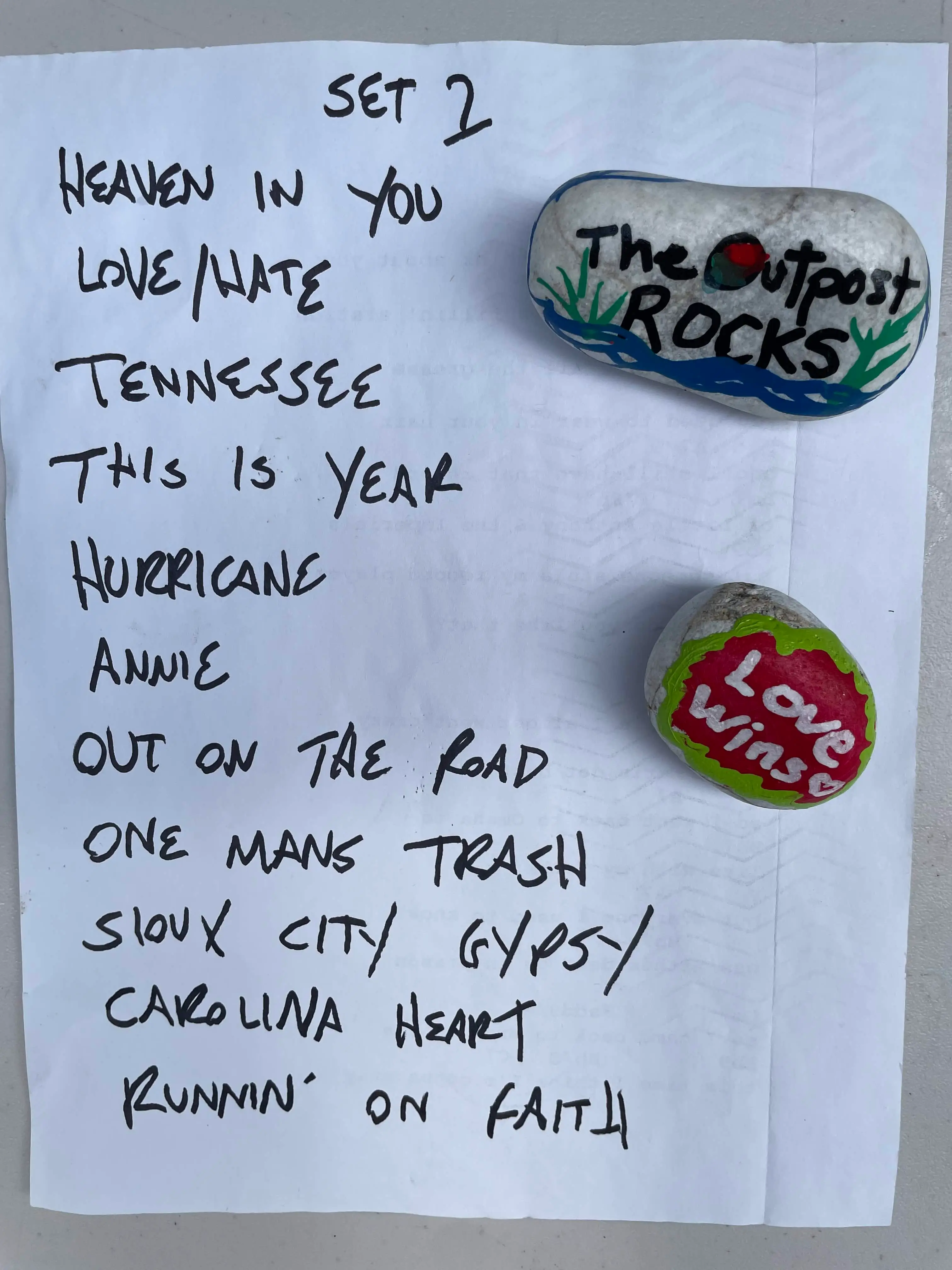 Legacy gallery image: Yarn Setlist 2.dufnreem