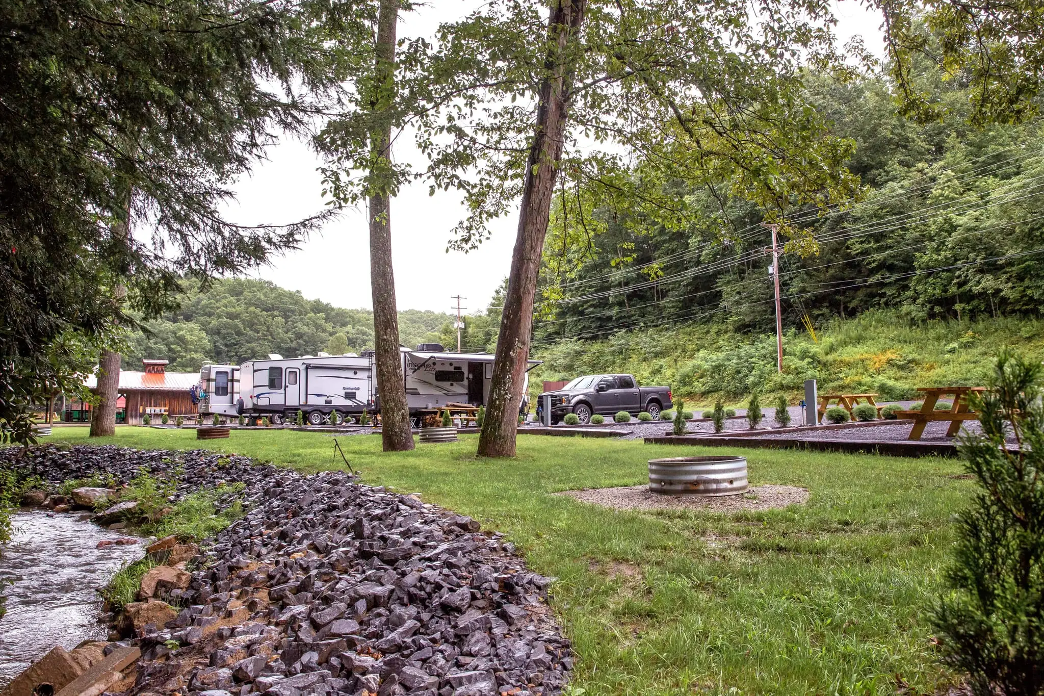 Full hookup RV campground at The Outpost NRG – Full Hookup RV Site at The Outpost NRG