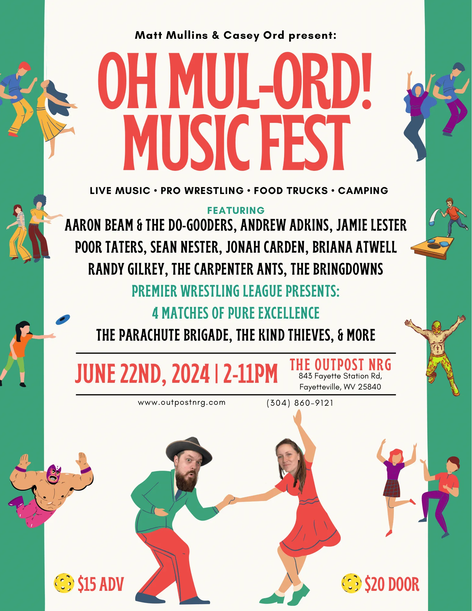 Event poster for Oh Mul-Ord Music Festival