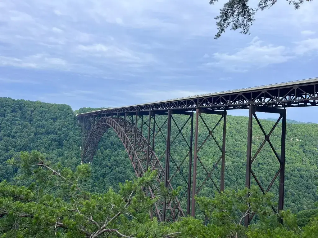Legacy gallery image: New River Gorge Bridge Side View.j4khj 8x