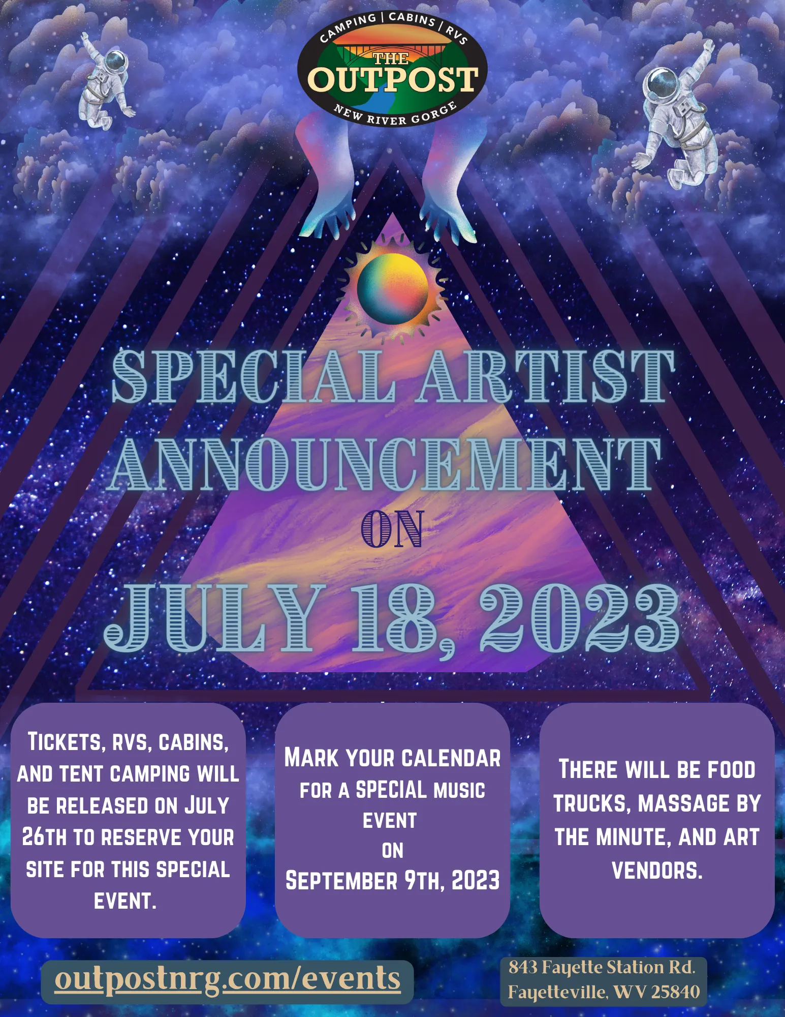 Event poster for TBA