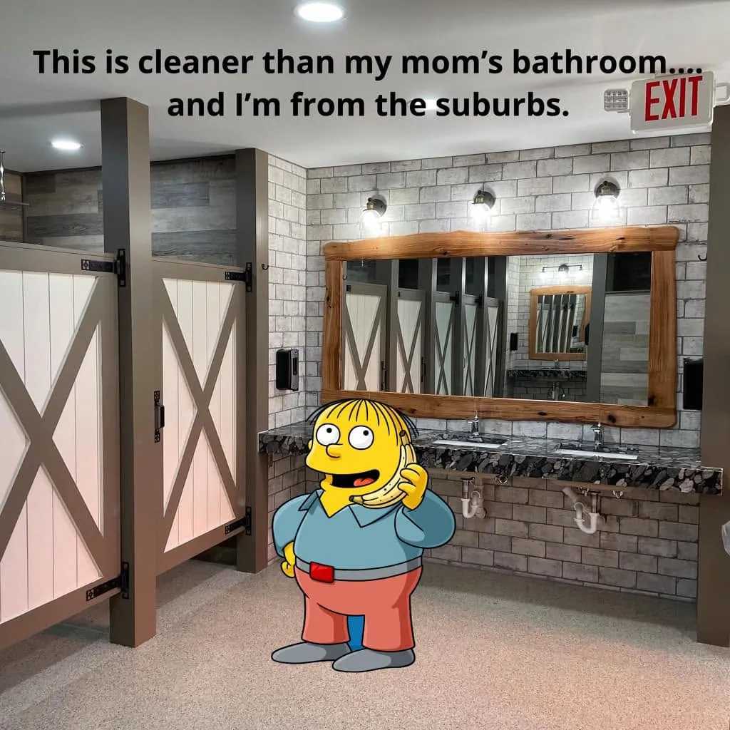 Legacy gallery image: Outpost Bathhouse Clean Restroom